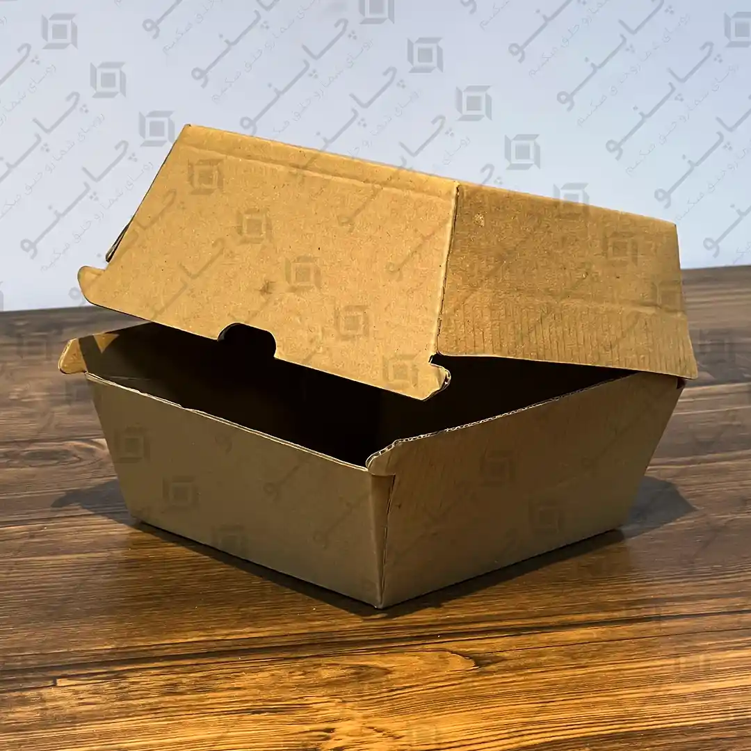 جعبه بسته بندی فست فود